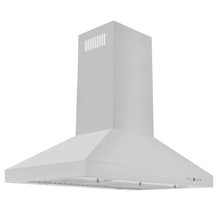 ZLINE KITCHEN AND BATH KL3I48 ZLINE Convertible Island Mount Range Hood in Stainless Steel Size: 48 Inch