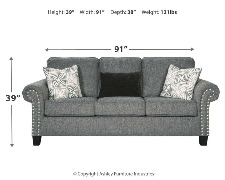 ASHLEY FURNITURE 78701U1 Agleno Sofa and Loveseat