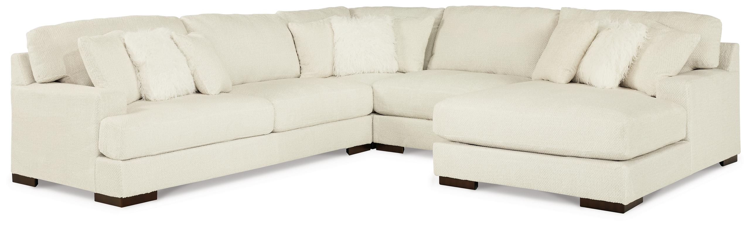 ASHLEY FURNITURE 52204S7 Zada 4-piece Sectional With Chaise