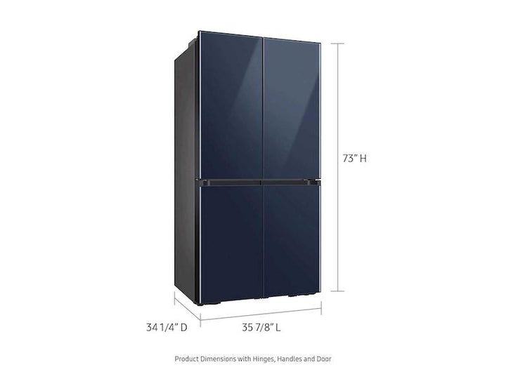 SAMSUNG RF29A967541 Bespoke 4-Door Flex TM Refrigerator 29 cu. ft. in Navy Glass