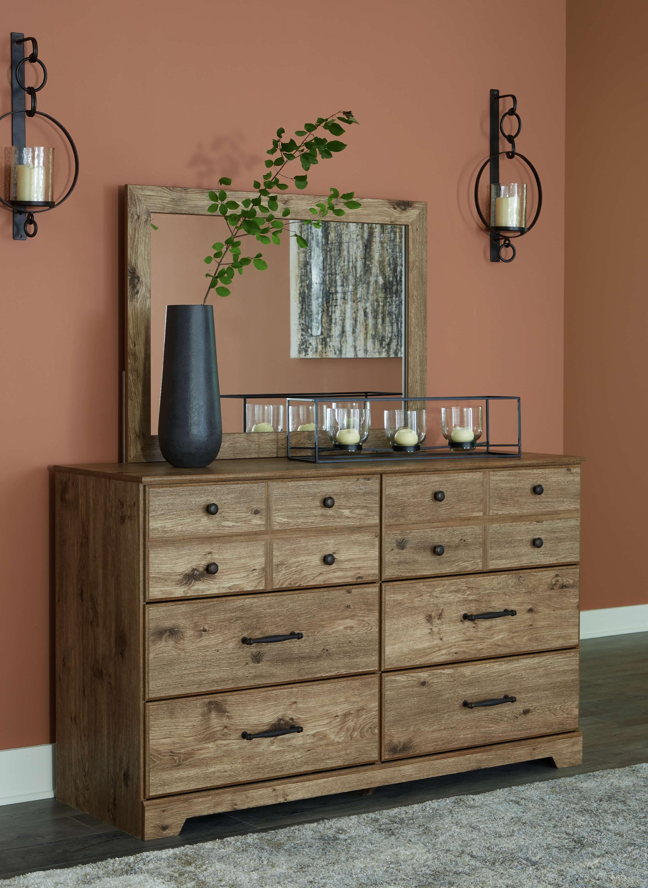 ASHLEY FURNITURE B2119B1 Shurlee Dresser and Mirror