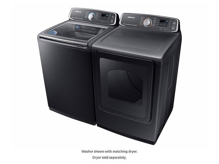 SAMSUNG WA52M7750AV 5.2 cu. ft. activewash TM Top Load Washer in Black Stainless Steel