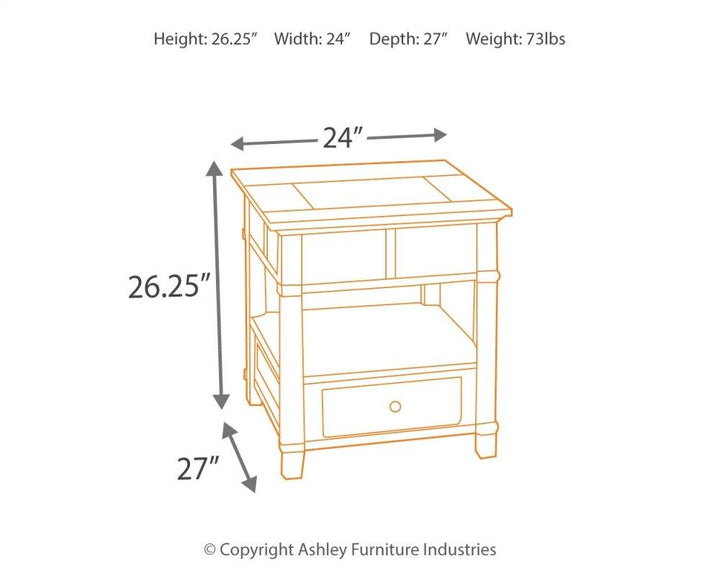 ASHLEY FURNITURE PKG007191 Coffee Table With 2 End Tables