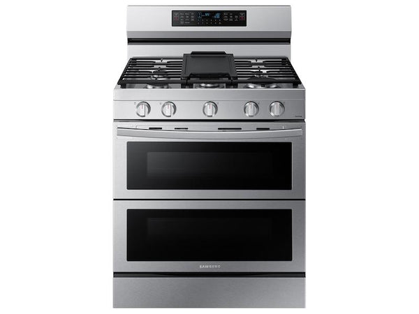 SAMSUNG NX60A6751SS 6.0 cu. ft. Smart Freestanding Gas Range with Flex Duo TM , Stainless Cooktop & Air Fry in Stainless Steel