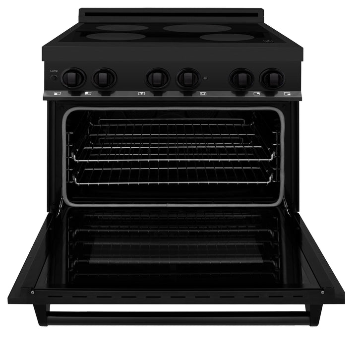 ZLINE KITCHEN AND BATH RAINDBS30 ZLINE Induction Range with a 4 Element Stove and Electric Oven in Black Stainless Steel Size: 30 Inch