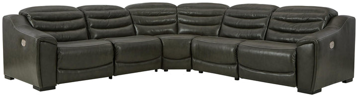 ASHLEY FURNITURE U63404S3 Center Line 5-piece Power Reclining Sectional