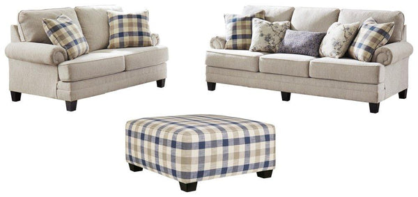 ASHLEY FURNITURE PKG000965 Sofa, Loveseat and Ottoman