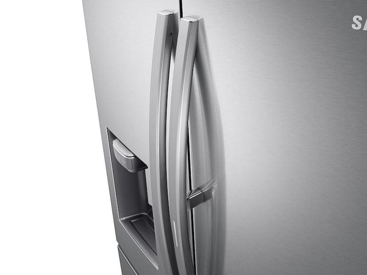 SAMSUNG RF22R7351SR 22 cu. ft. Food Showcase Counter Depth 4-Door French Door Refrigerator in Stainless Steel