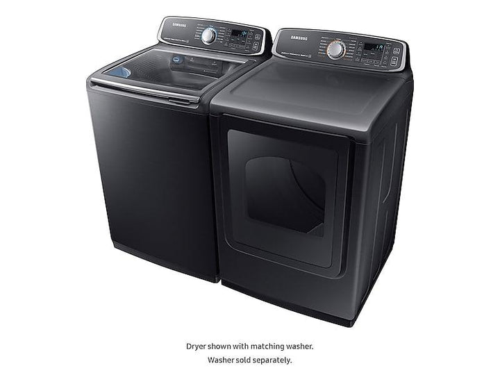 SAMSUNG DVE52M7750V 7.4 cu. ft. Electric Dryer in Black Stainless Steel