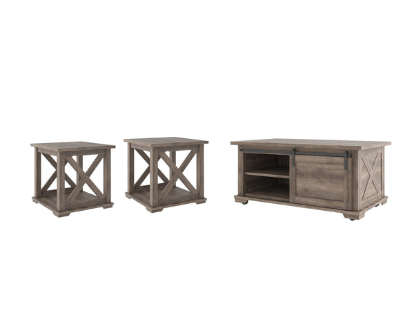 ASHLEY FURNITURE PKG008959 Coffee Table With 2 End Tables