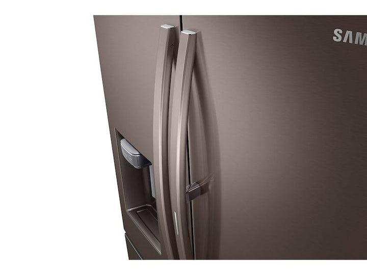 SAMSUNG RF28R7351DT 28 cu. ft. Food Showcase 4-Door French Door Refrigerator in Tuscan Stainless Steel