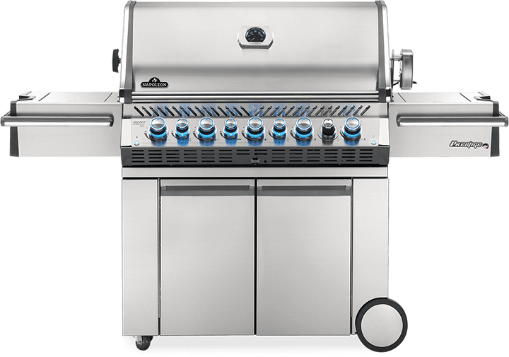 NAPOLEON BBQ PRO665RSIBNSS3 Prestige PRO 665 RSIB with Infrared Side and Rear Burners , Stainless Steel , Natural Gas