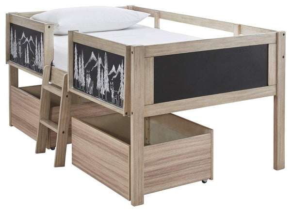 ASHLEY FURNITURE B081B1 Wrenalyn Twin Loft Bed With Under Bed Bin Storage