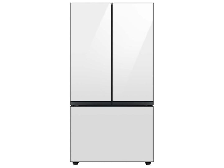 SAMSUNG RF24BB620012AA Bespoke 3-Door French Door Refrigerator 24 cu. ft. with AutoFill Water Pitcher in White Glass