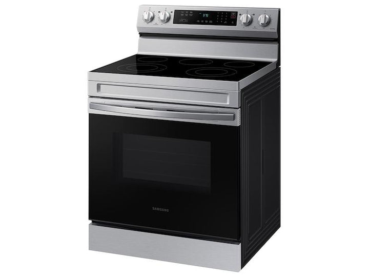 SAMSUNG NE63A6311SS 6.3 cu. ft. Smart Freestanding Electric Range with Rapid Boil TM & Self Clean in Stainless Steel