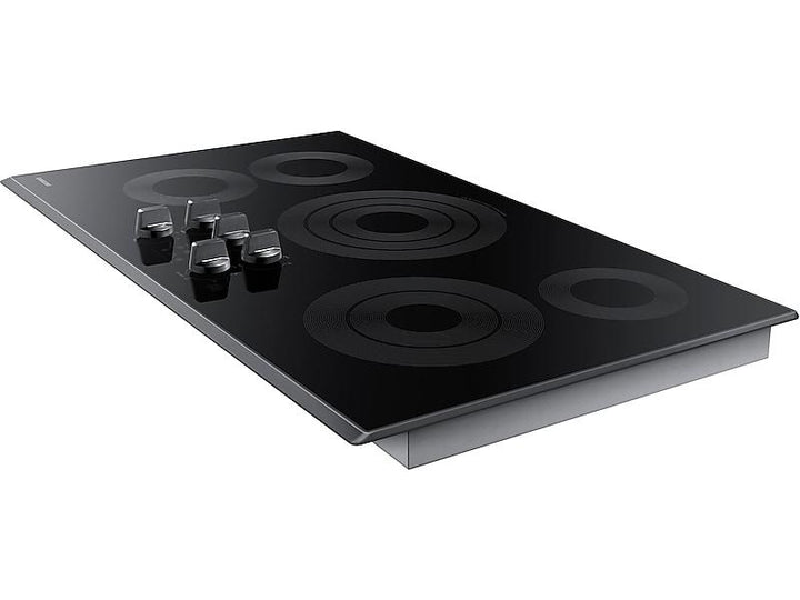 SAMSUNG NZ36K6430RG 36" Smart Electric Cooktop in Black Stainless Steel