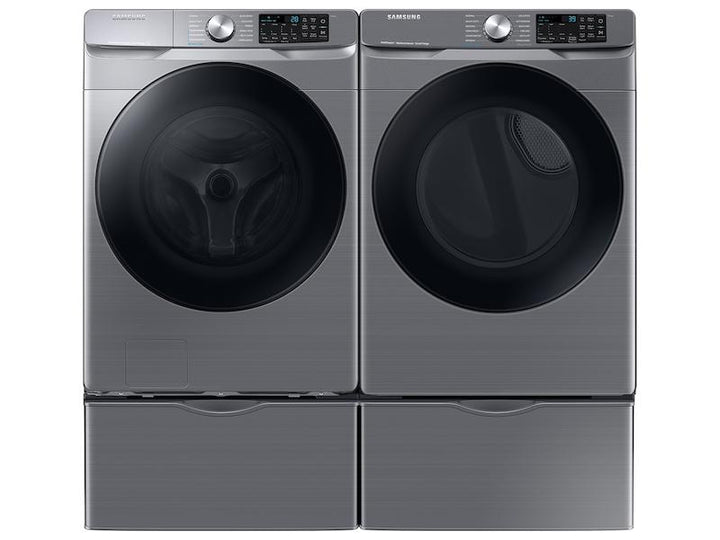 SAMSUNG WF45B6300AP 4.5 cu. ft. Large Capacity Smart Front Load Washer with Super Speed Wash in Platinum