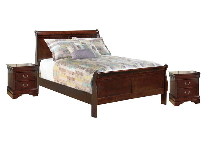 ASHLEY FURNITURE PKG000497 Full Sleigh Bed With 2 Nightstands