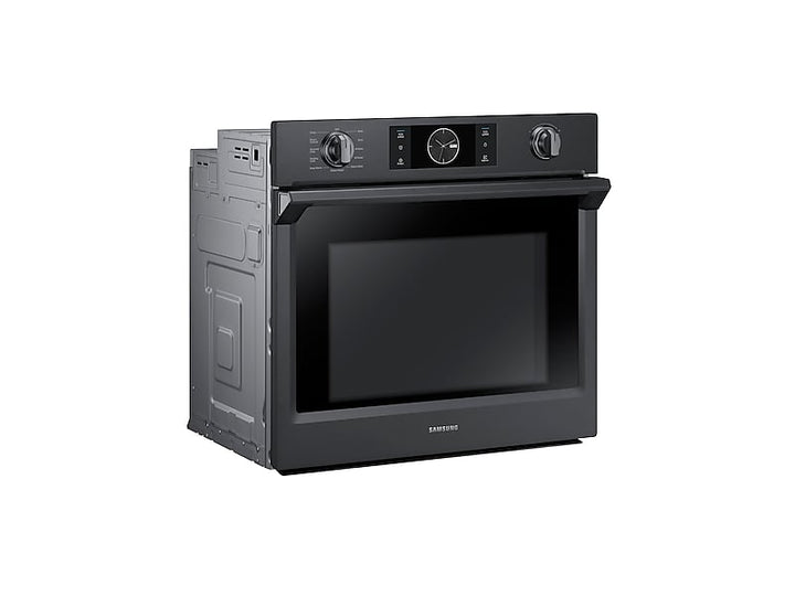 SAMSUNG NV51K7770SG 30" Smart Single Wall Oven with Flex Duo TM in Black Stainless Steel