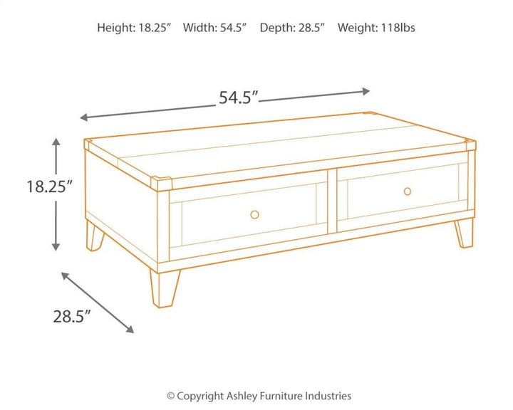 ASHLEY FURNITURE PKG008763 Coffee Table With 1 End Table