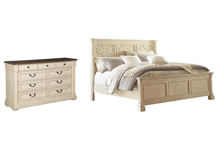 ASHLEY FURNITURE PKG006116 California King Panel Bed With Dresser