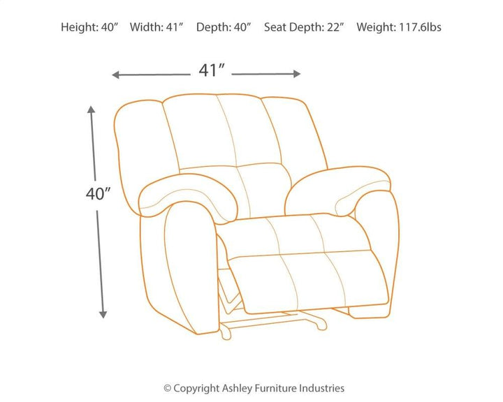 ASHLEY FURNITURE 7060325 Dylan Recliner