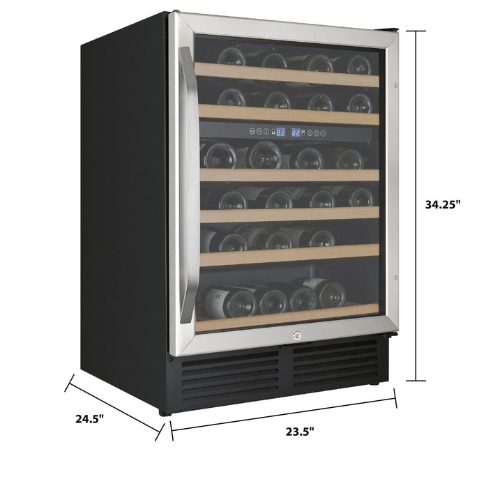 AVANTI WCR496DS 49 Bottle Dual-Zone Wine Cooler