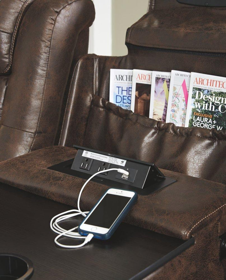 ASHLEY FURNITURE 3850115 Game Zone Power Reclining Sofa