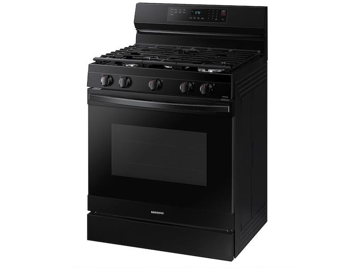 SAMSUNG NX60A6511SB 6.0 cu. ft. Smart Freestanding Gas Range with Integrated Griddle in Black