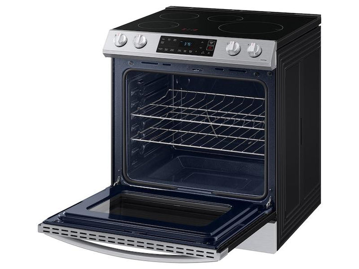 SAMSUNG NE63B8211SS 6.3 cu. ft. Smart Rapid Heat Induction Slide-in Range in Stainless Steel