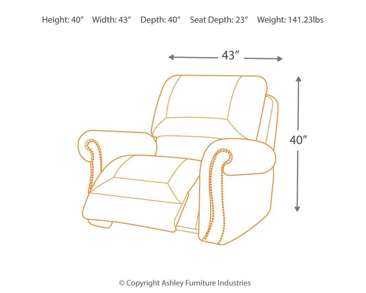 ASHLEY FURNITURE 3190125 Larkinhurst Recliner