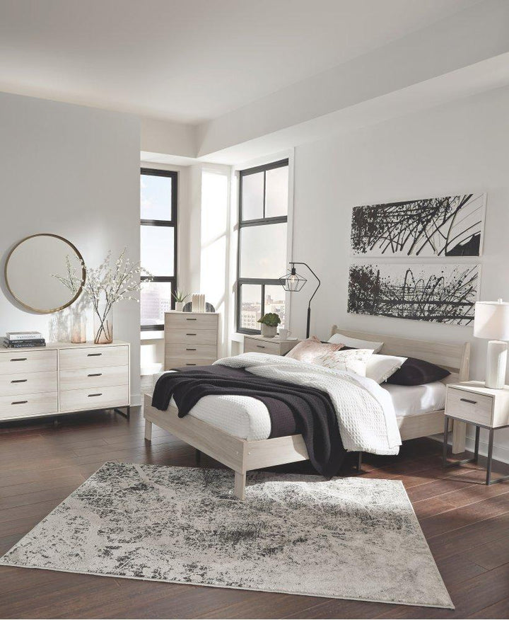 ASHLEY FURNITURE EB1864B1 Socalle Queen Panel Platform Bed