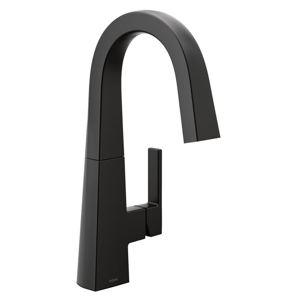 MOEN S55005BL Nio Matte black One-Handle High Arc Bar Faucet