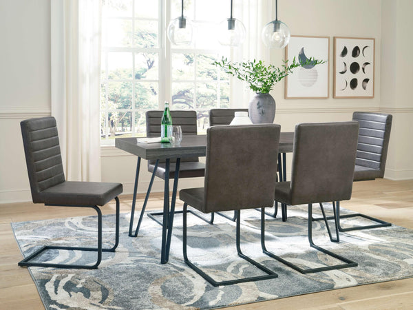 ASHLEY FURNITURE PKG013263 Dining Table and 6 Chairs
