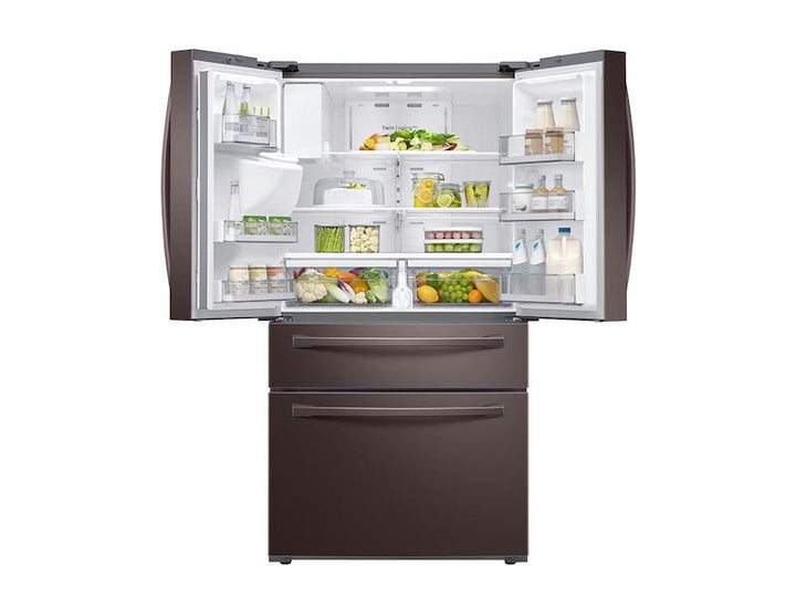 SAMSUNG RF28R7201DT 28 cu. ft. 4-Door French Door Refrigerator with FlexZone TM Drawer in Tuscan Stainless Steel