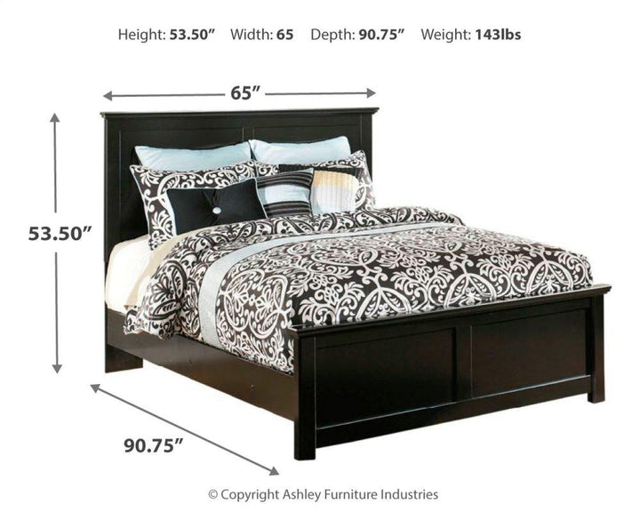 ASHLEY FURNITURE PKG002708 Queen Panel Bed With Mirrored Dresser, Chest and 2 Nightstands