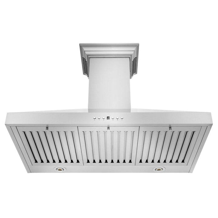 ZLINE KITCHEN AND BATH KL3CRNBT30 ZLINE Wall Mount Range Hood In Stainless Steel With Built-In CrownSound R Bluetooth Speakers Size: 30 inch