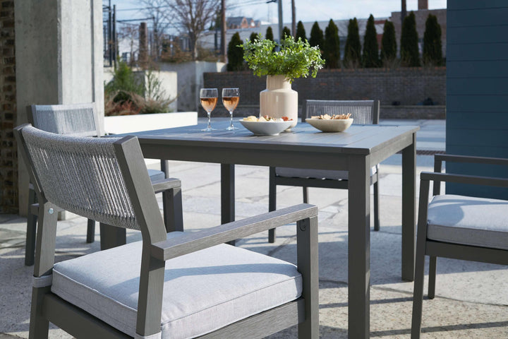ASHLEY FURNITURE PKG013828 Outdoor Dining Table and 4 Chairs