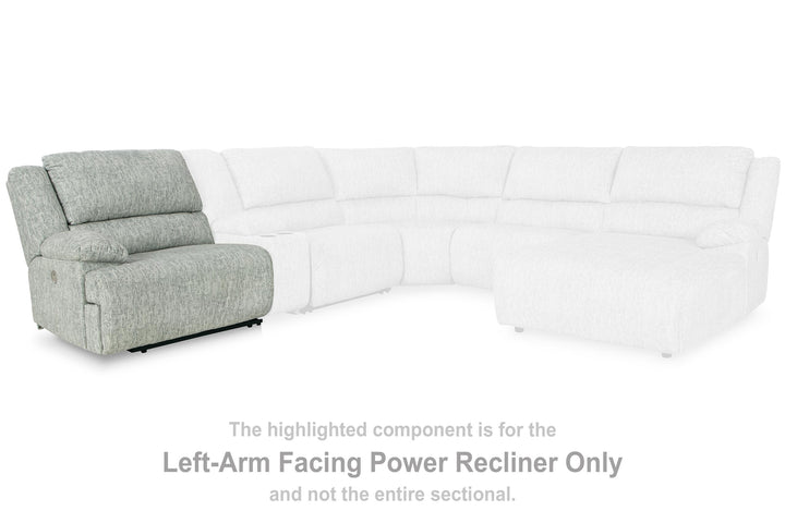 ASHLEY FURNITURE 2930258 Mcclelland Left-arm Facing Power Recliner