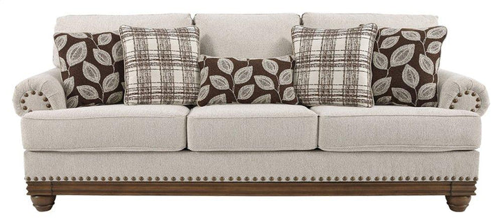 ASHLEY FURNITURE 15104U4 Harleson Sofa and Loveseat With Chair and Ottoman