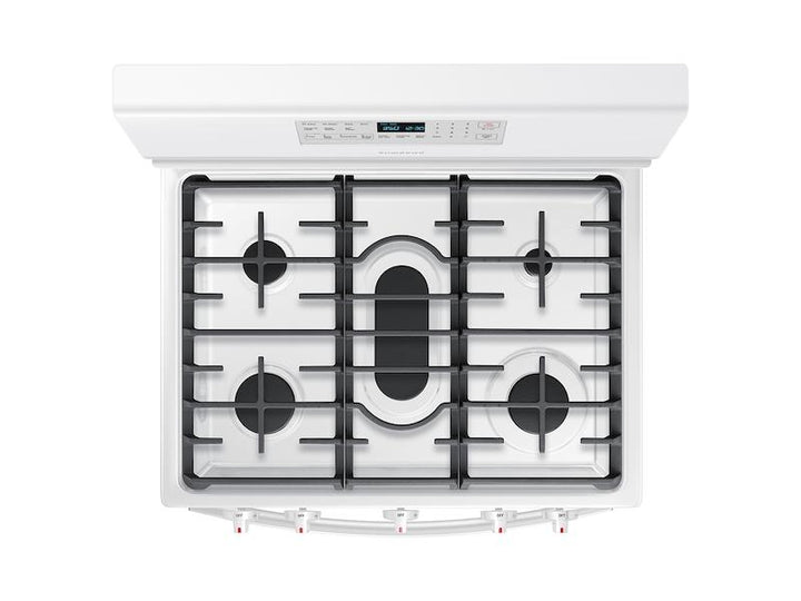 SAMSUNG NX58T5601SW 5.8 cu. ft. Freestanding Gas Range with Convection in White