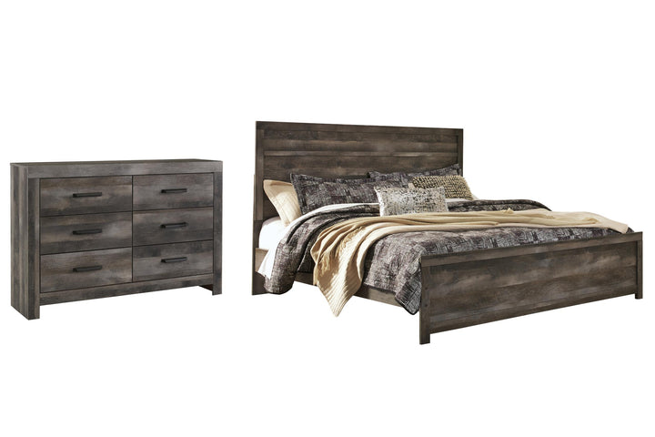 ASHLEY FURNITURE PKG005123 King Panel Bed With Dresser