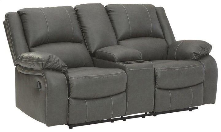 ASHLEY FURNITURE 7710394 Calderwell Reclining Loveseat With Console