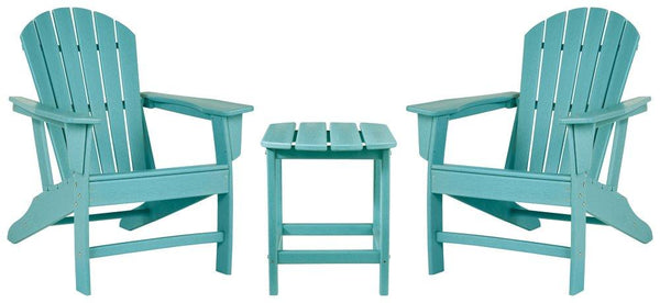 ASHLEY FURNITURE PKG008190 2 Outdoor Chairs With End Table