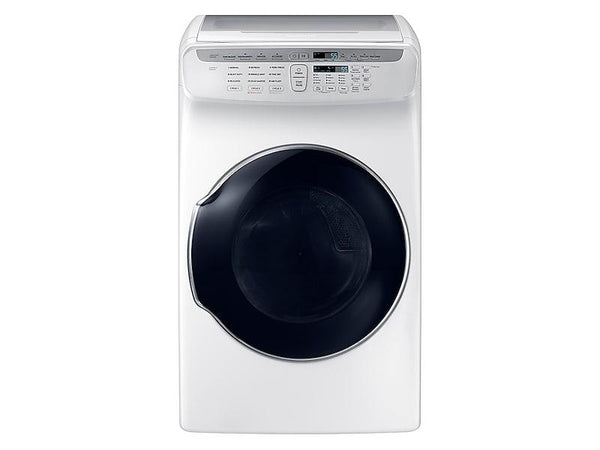 SAMSUNG DVG55M9600W 7.5 cu. ft. Smart Gas Dryer with FlexDry TM in White