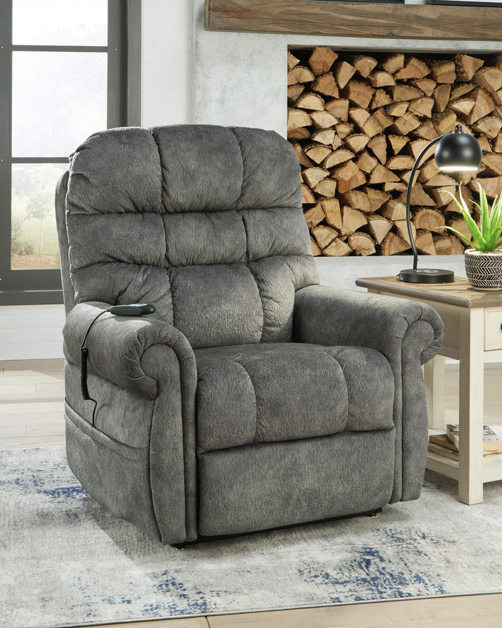ASHLEY FURNITURE 7550612 Mopton Power Lift Recliner