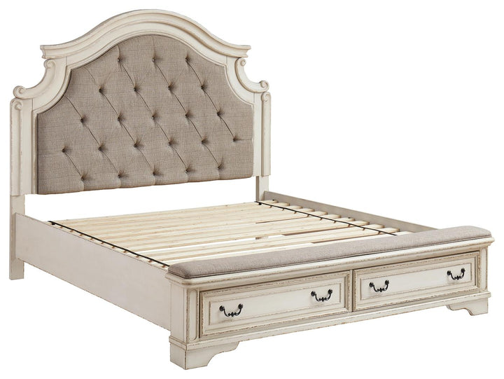 ASHLEY FURNITURE B743B21 Realyn California King Upholstered Bed