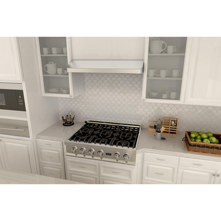 ZLINE KITCHEN AND BATH 61730 ZLINE 400 CFM Ducted Under Cabinet Range Hood in Stainless Steel - Hardwired Power