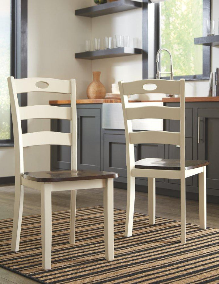 ASHLEY FURNITURE D335D4 Woodanville Dining Table With 2 Chairs