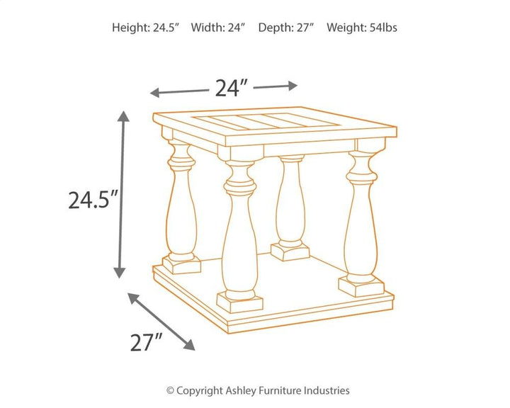 ASHLEY FURNITURE PKG007206 Coffee Table With 2 End Tables